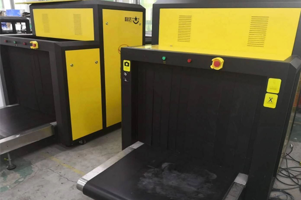 韻達快遞在創(chuàng)藝龍定制的安檢機